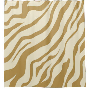 S.K. Zebra Fever Shower Curtain