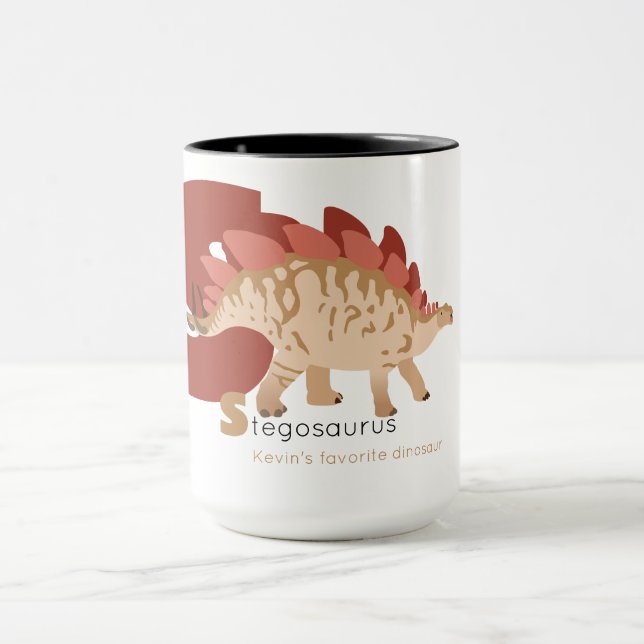 S like Stegosaurus Mug (Center)