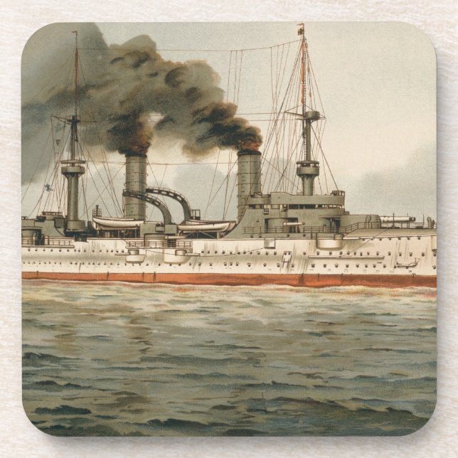 S.M. Grosse Kreuzer 'Furst Bismarck' (H.M. Great C Coaster (Front)