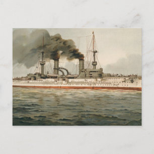 S.M. Grosse Kreuzer 'Furst Bismarck' (H.M. Great C Postcard
