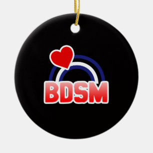 S / M Pride Ceramic Tree Decoration