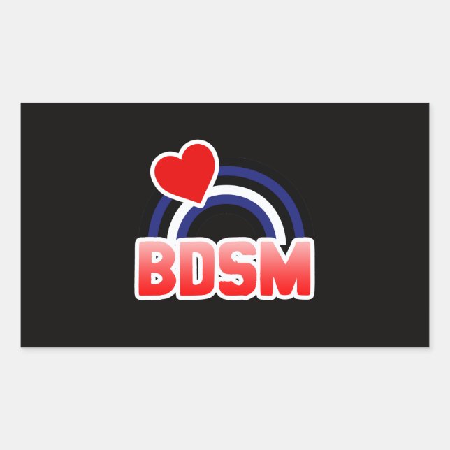 S / M Pride Rectangular Sticker (Front)