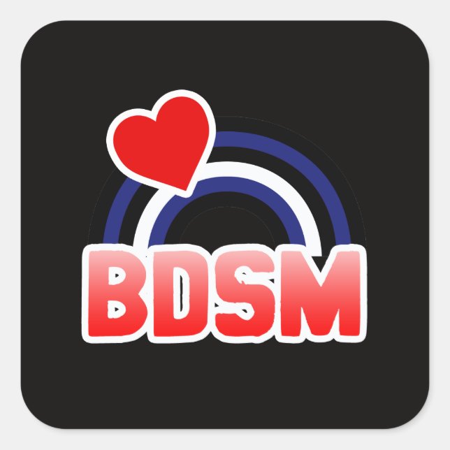 S / M Pride Square Sticker (Front)