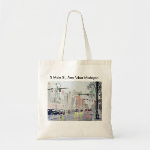 S Main St, Ann Arbor Michigan Tote Bag