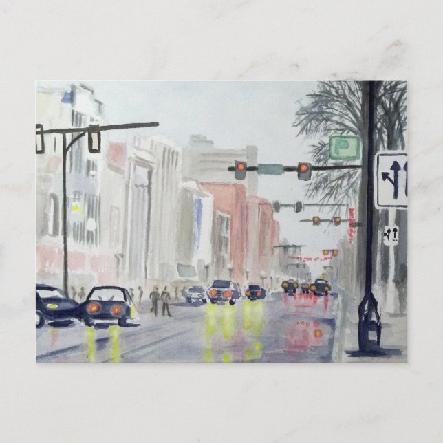 S. MAIN STREET, ANN ARBOR MI POSTCARD (Front)