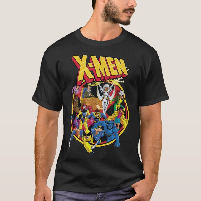 S Men Animated Series Retro 90s Essential T-Shirt (Front)