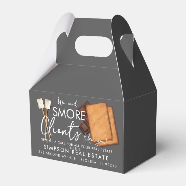 S’more Clients Real Estate Favour Box | Client App (Front Side)