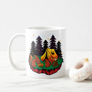 S’more Fun With This Camping Squirrel Coffee Mug