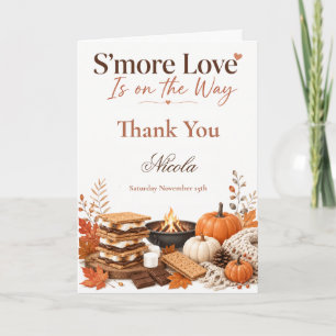 S’more Love Baby Shower Thank You Card