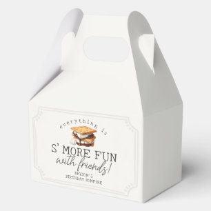 S’mores Fall Bonfire Outdoor Birthday Favour Box