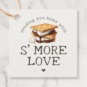 S’mores Fall Bonfire Outdoor Favors Favour Tags