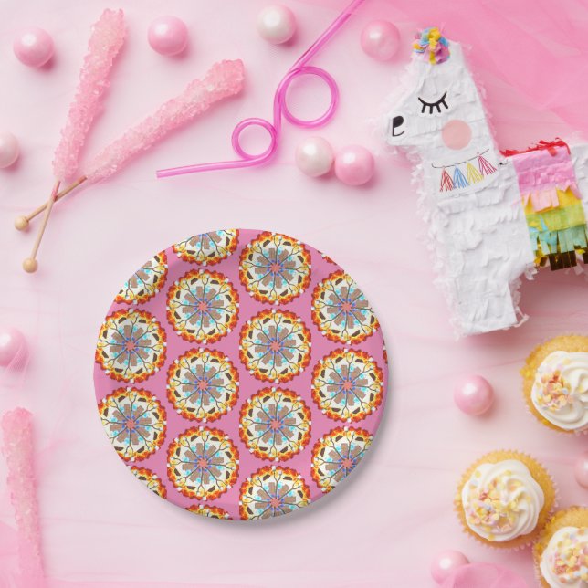 S’mores Marshmallows Roasting Paper Plate (Party)