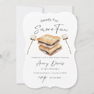 S’mores Themed Baby Shower Invitation