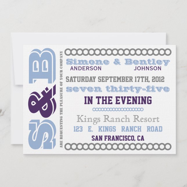 S n' B Invitation (Front)