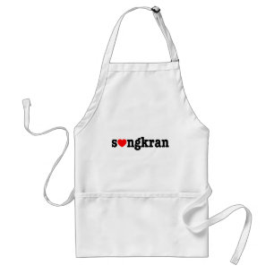 s❤ngkran ~ Heart (Love) Songkran Standard Apron