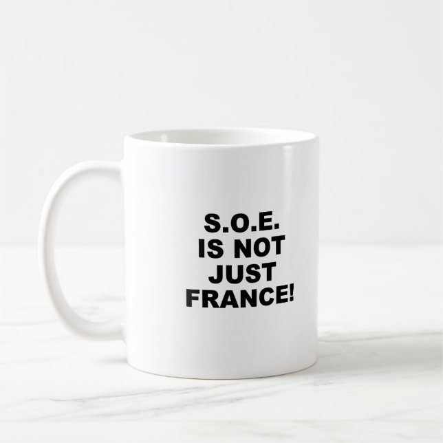 S.O.E. World Mug (Left)