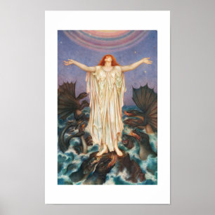 S.O.S. Evelyn De Morgan Poster
