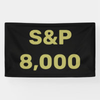 S&P 8,000 Level Stock Market Index Celebration