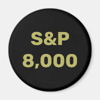 S&P 8,000 Level Stock Market Index Celebration