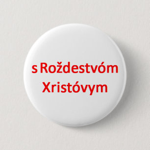s rozdestvom xristovym coffee mug 6 cm round badge