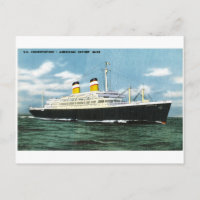 S.S. Constitution American Express Lines Vintage