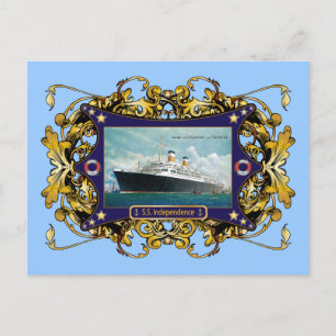 S.S. Independence Vintage Steamship Postcard