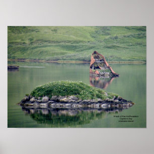 S. S. Northwestern, WWII Sunken Ship Poster