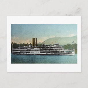 S.S. Robert Fulton - Hduson Riv er Day Line Postcard
