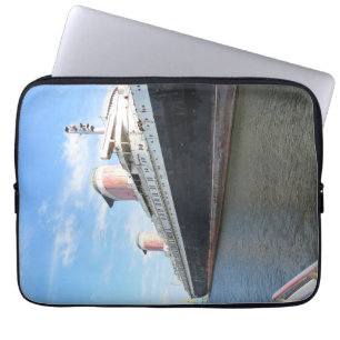 S.S. United States on the Delaware River Laptop Sleeve