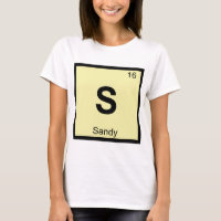 S - Sandy Utah Chemistry Periodic Table Symbol