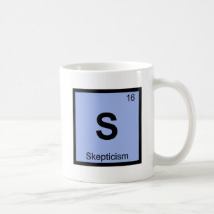 S - Scepticism Philosophy Chemistry Periodic Table Coffee Mug