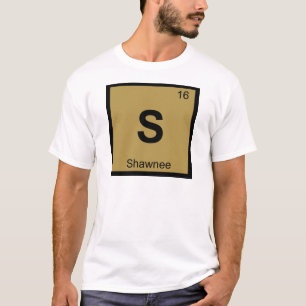 S - Shawnee Kansas Chemistry Periodic Table T-Shirt