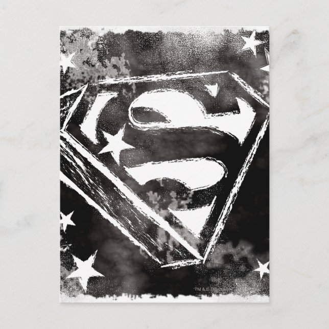 S-Shield With Stars Postcard (Front)