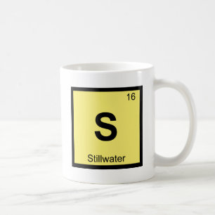 S - Stillwater Oklahoma Chemistry Periodic Table Coffee Mug
