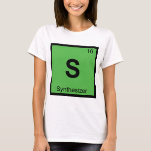 S - Synthesizer Music Chemistry Periodic Table T-Shirt