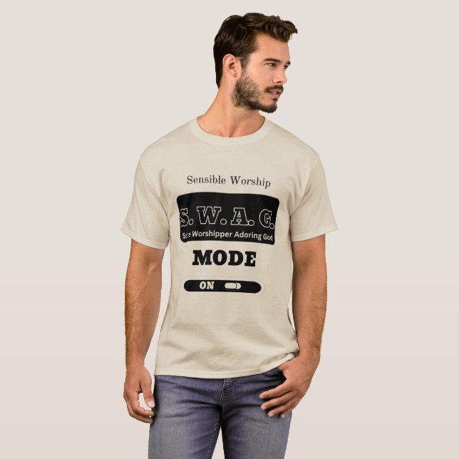 S.W.A.G. Mode On Men's T-Shirt (Front Full)