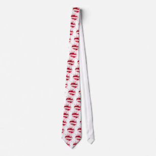 S.W.A.K. Sealed With A Kiss! Red Hearts Tie