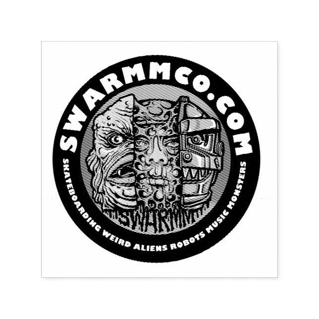 S.W.A.R.M.M-Self Inking Rubber Stamp (Design)