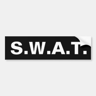 S.W.A.T. - SWAT Special Weapons and Tactics Bumper Sticker