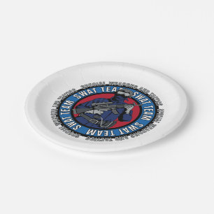 S.W.A.T. Team Paper Plate