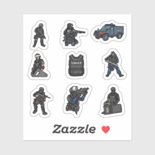 S.W.A.T Team Stickers