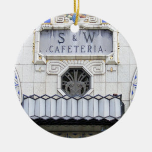 S & W, Asheville, S & W Christmas  Ceramic Ornament