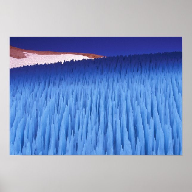 SA, Chile, Coquimbo Region, Nieve Penitente; Poster (Front)