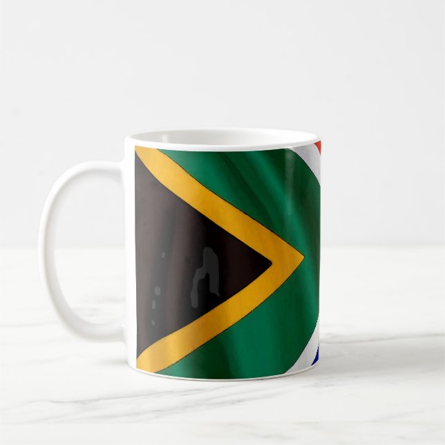 SA Flag  Coffee Mug (Left)