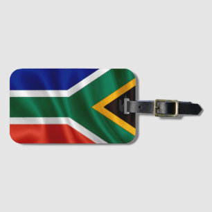 SA Flag Luggage Tag