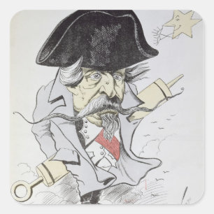 Sa Majeste!!! Ou l'habit ne fait pas le Square Sticker