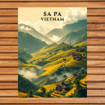 Sa Pa Vietnam Travel Rice Terraces Mountain