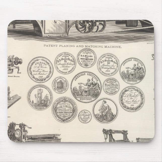 SA Woods Machine Company Mouse Pad (Front)