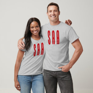 SAA white T - Customised T-Shirt