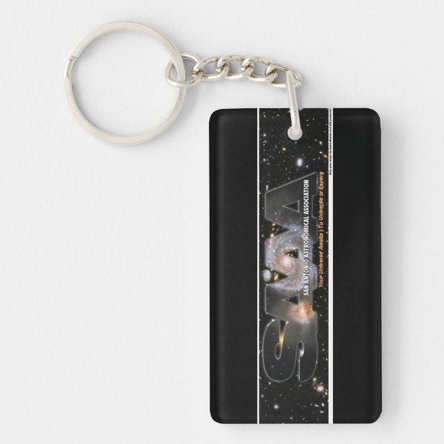 SAAA rectangle key chain (Front)